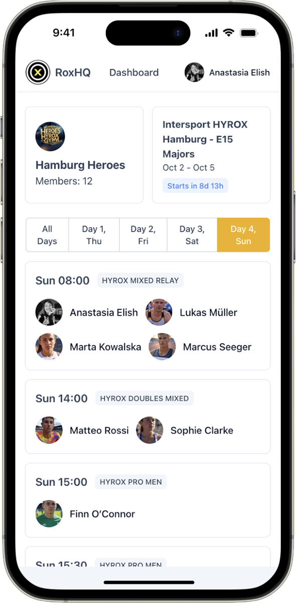 RoxHQ App screenshot